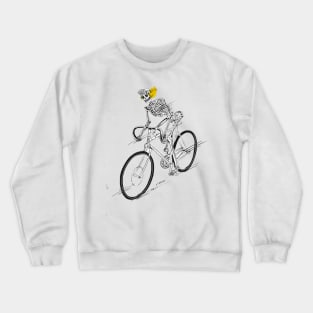 The Skull Riding Bycycle Crewneck Sweatshirt